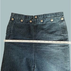 Joseph denim skirt, mid length with stud accents front & sides Pre-loved vgc.